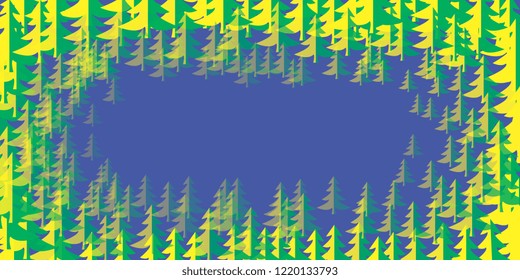 Christmas tree card background