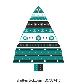 Christmas tree card background. 