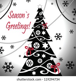 Christmas tree (Card design)