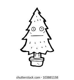 Weihnachtsbaumcartoon