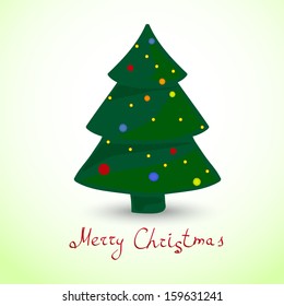 Christmas tree cartoon