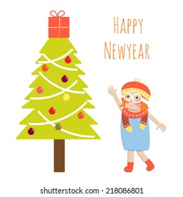 Christmas Tree Cartoon