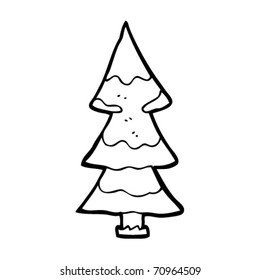 christmas tree cartoon
