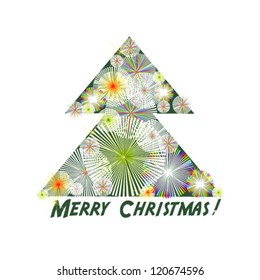 Christmas tree circles