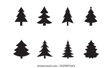 Christmas tree collection, marry Christmas, decorative trees