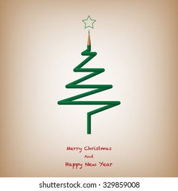 Pencil Christmas Tree Images Stock Photos Vectors