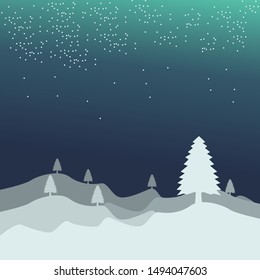 Christmas tree with colorful decorations, Merry Christmas