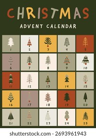 CHRISTMAS TREE cute hand drawn illustration simple drawing decorative doodle kiddy design