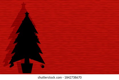 Material de fondo de corte de árbol de Navidad