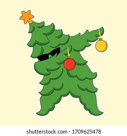 Christmas Tree Dabbing, Dancing Tree