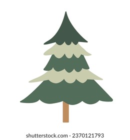 Christmas tree decor on a transparent background.