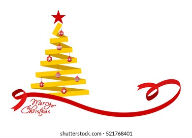 Christmas tree and christmas decoration.