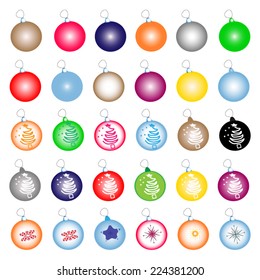 Christmas tree decoration balls