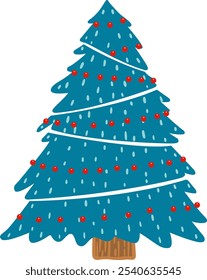 Christmas tree decoration for celebration on Christmas holiday event.