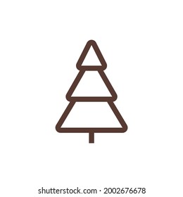 Christmas tree  decoration Green  icon vector illustration x-mas Symbol . Isolated Variations