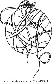 Christmas Tree Decoration Illustration