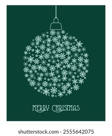 Christmas tree decoration. Merry Christmas. Happy New Year. Christmas Background. Celebration. Holidays. Banner. Leaflet. Vector. Illustration