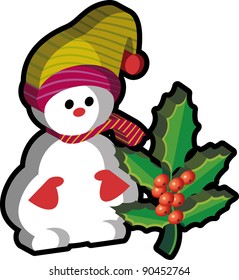 christmas tree decoration snowman