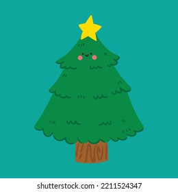 christmas tree decoration vector free
