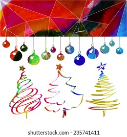 Christmas tree with decorations