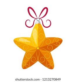 Christmas Tree Decorations. Bright Vector