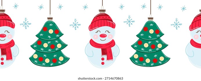 Decoraciones del árbol de Navidad. Plantilla para tu creatividad