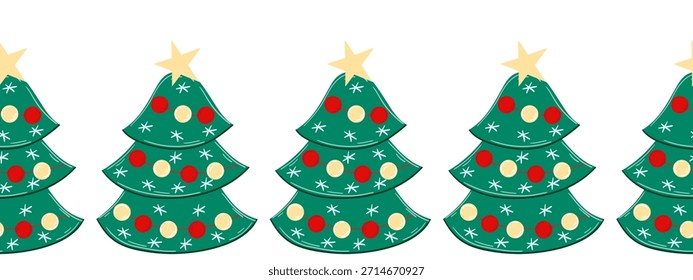Decoraciones del árbol de Navidad. Plantilla para tu creatividad