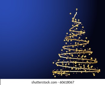 Christmas tree decorative abstraction background