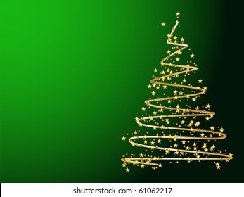 Christmas tree decorative abstraction background