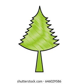 christmas tree decorative icon
