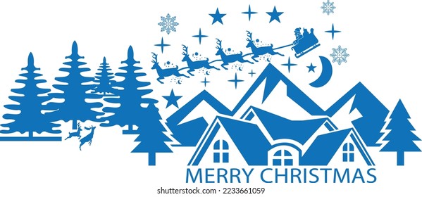 Christmas Tree Design Editable  Vector File.