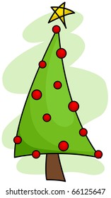 Christmas Tree Design Featuring a Basic Christmas Tree