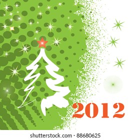 christmas tree design illustration