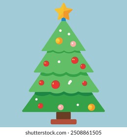 A Christmas tree design often highlights a festive evergreen adorned with ornaments, tinsel, and lights, topped with a star or angel. The design captures the holiday spirit, evoking warmth and joy, 