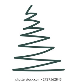 Christmas tree doodle 