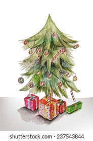 Christmas Tree Drawing