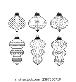 Dibujo de árbol de Navidad es hermoso dibujo a mano