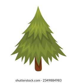Christmas tree, element with shadows