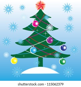 christmas tree. eps10