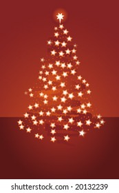 christmas tree evening