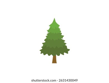 christmas tree evergreen pine fir vector emoji illustration symbol sign icon xmas 
