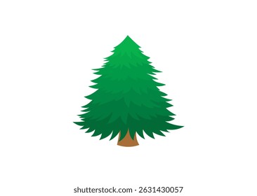 christmas tree evergreen pine fir vector emoji illustration symbol sign icon xmas 