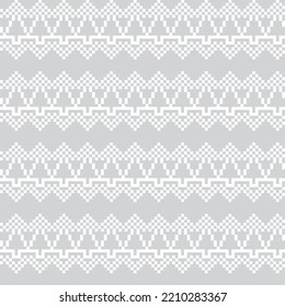 Christmas tree fair isle pattern design for fashion textiles, knitwear and graphics