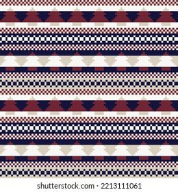 Diseño de patrones de islotes de la feria del árbol de Navidad para textiles de moda, prendas de vestir y gráficos