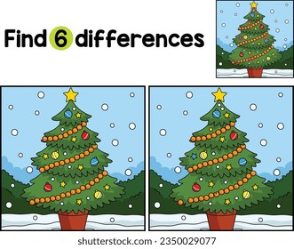 Christmas Tree Find The Differences