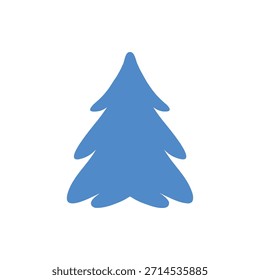Árvore de Natal gráfica plana Illustrator