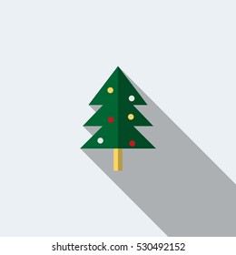 Christmas Tree Flat Icon