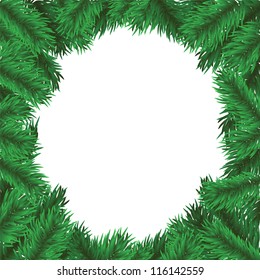 Christmas tree frame