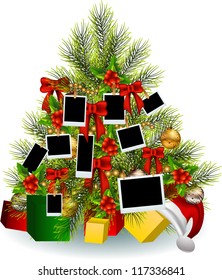 Christmas tree with frame
