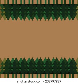 Christmas Tree Frame background